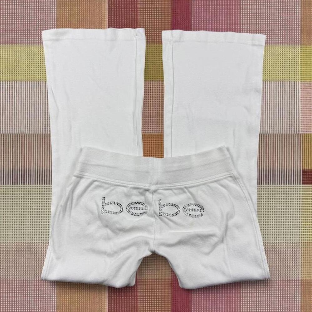Vintage 2000’s White Bebe Sweatpants